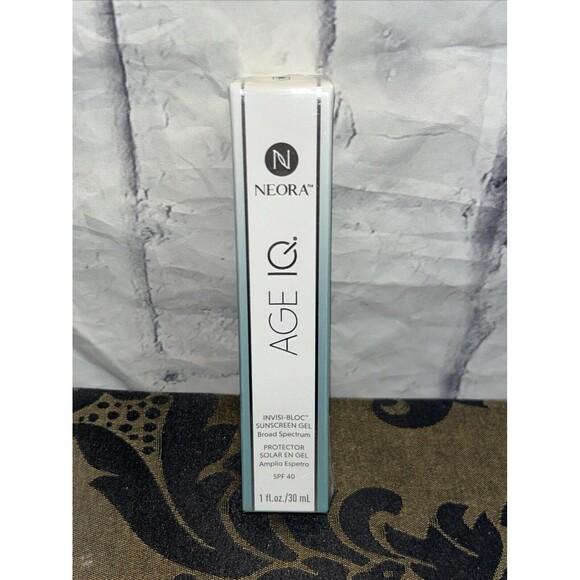 NEORA AGE IQ INVISI-BLOC Sunscreen Gel SPF 40 / 1 fl.oz NEW Sealed Exp: 06/2026 - Picture 1 of 12